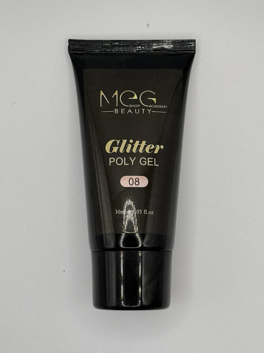 Polygel Glitter 08 - 30 ml