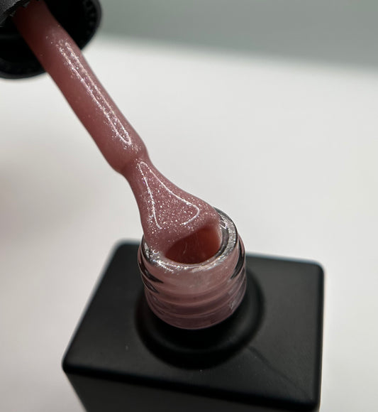 Rubber Base Glitter Nude 05 - 10 ml