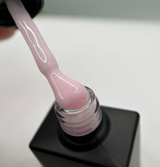 Rubber Base Glitter Nude 12 - 10 ml